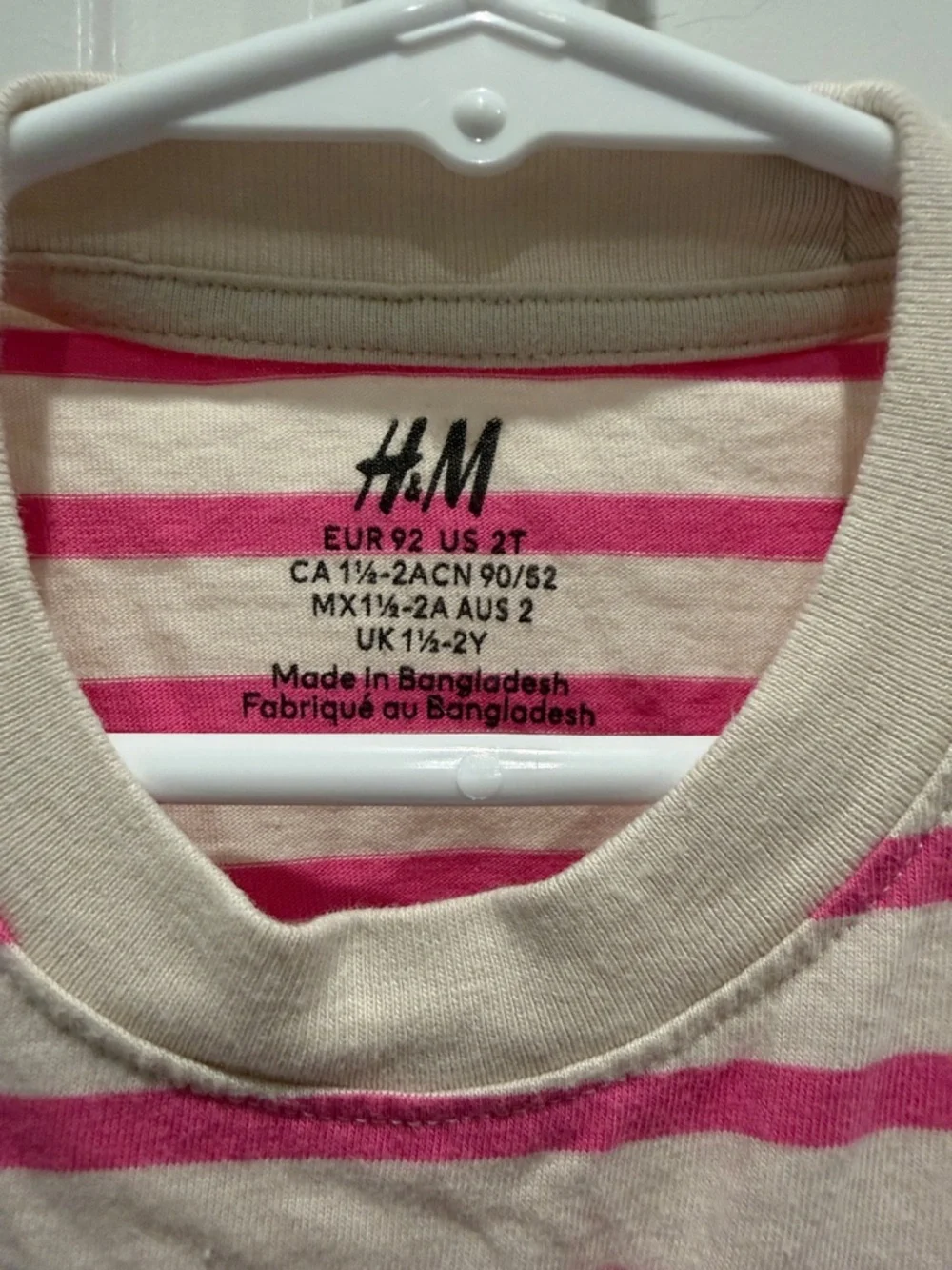 Girl 2T long sleeve pink stripe horse shirt bundle H&M Gap